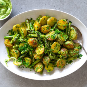Herby Green Potato & Asparagus Salad