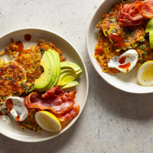 Kumara, Carrot & Courgette Fritters